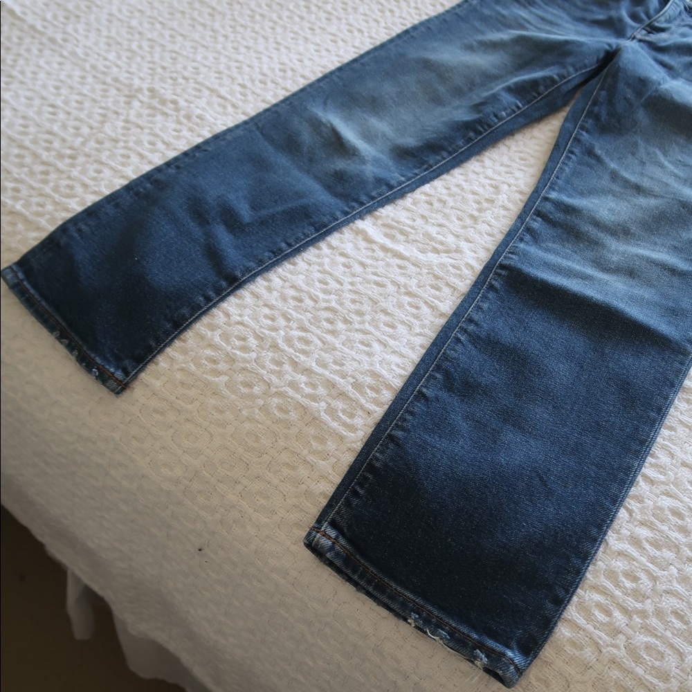Madewell Mid Rise Classic Straight in Carsondale Wash Size 23 - Picture 6 of 7